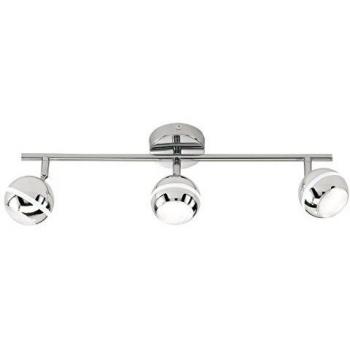Chromfarbiger LED-Balken Trio, Kunststoff – 828210406