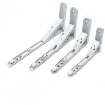 Punch-Free Stainless Steel Shelf Bracket