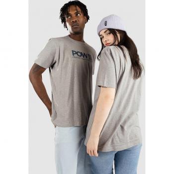 POW T-Shirt mit Winterschutz-Logo grau