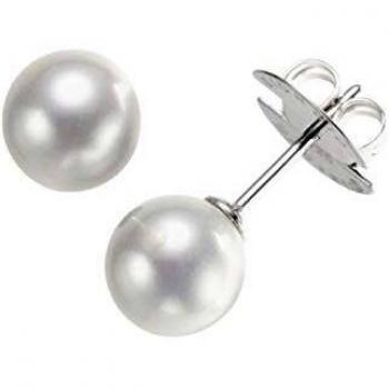 Ohrstecker mit Perlen 925 Sterling Silber von Giorgio Martello Milano
