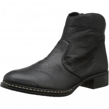 Rieker 73461, Damen Kurzschaft Stiefel, Schwarz (schwarz/00), 40 EU (7.5 Damen UK)