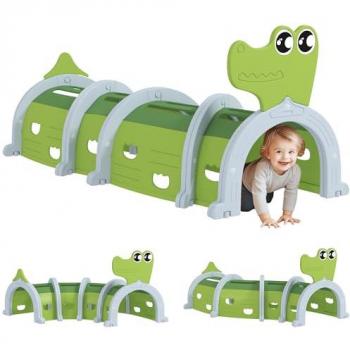 AIYAPLAY Crocodile Climbing Play Tunnel for Children