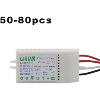 Transformateur électronique 220 V → 3 V, pilote LED 15 mA