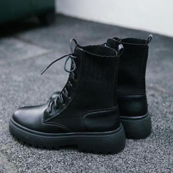 Zapatillas Negras Otoño Mujer