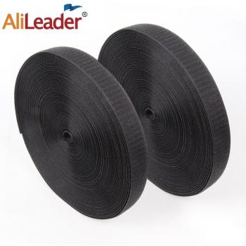 25 Meters Black White Self-Adhesive Fastener Tape