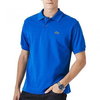 Polo Lacoste L 12.12 Classic Fit Blu Intenso Manica Corta