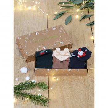 VERTBAUDET Coffret de chaussettes bébé garçon 3 paires