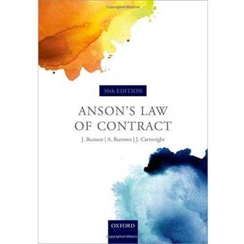 Anson's Law of Contract by Andrew Burrows FBA, QC (Hon), Sir Jack Beatson...