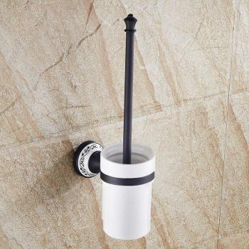 Black Brushed Towel Bar and Accessories WF-32500