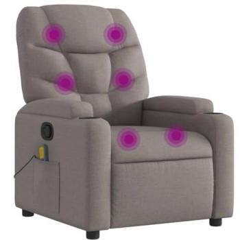 Taupe Massagesessel von vidaXL