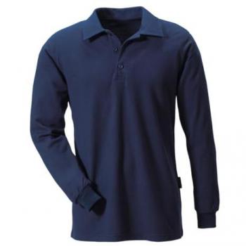 Rofa Unisex Flammschutz-Langarmshirt, marineblau, XL