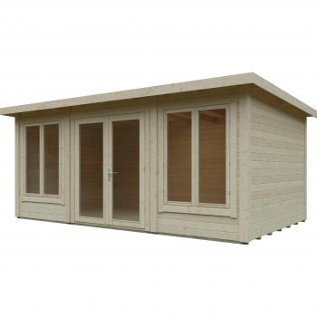 Brombachsee Gartenhaus von Kiehn‑Holz – naturbelassenes Fichtenholz