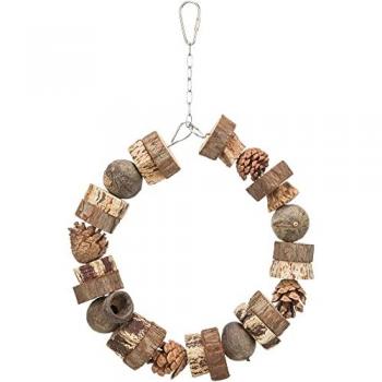 TRIXIE Schommel met Houten Ringen en Dennenappels