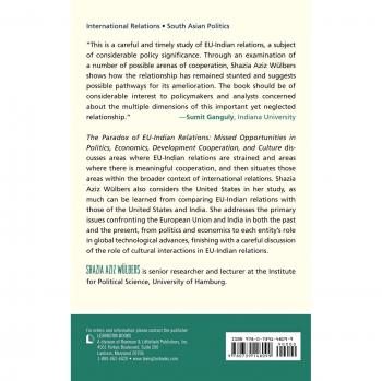 The Paradox of EU-India Relations: Missed Opportunities in Politics, Economics, Development Cooperation, and Culture