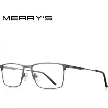 MERRYS Business Style Titanium Alloy Glasses Frame for Myopia