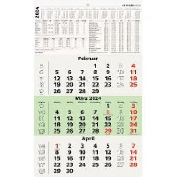 Umweltfreundlicher 3-Monatskalender 2024