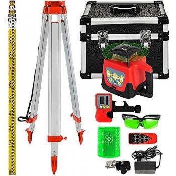 FORAVER Self-Leveling Green Laser Level with Receiver and Remote