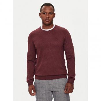 Slim Fit Pullover Lindbergh – Dunkelrot, Artikelnummer 30‑80043