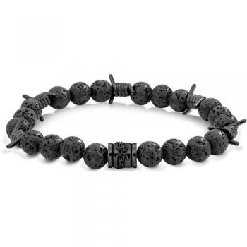 Bracciale Uomo Police 18 cm Acciaio Inox Filo Spinato
