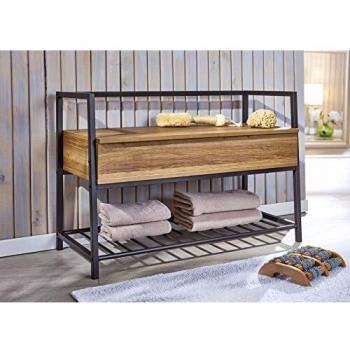Scarpiera 95 x 39 x 61 h cm Nero/Quercia Shoeplace