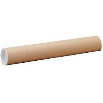 A2 Plastic‑End Capped Post Tube – 50 mm × 450 mm, 1.5 mm Thick – 25 Units