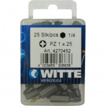 5 puntas en cajita de plástico largo 25 mm (pz 1)