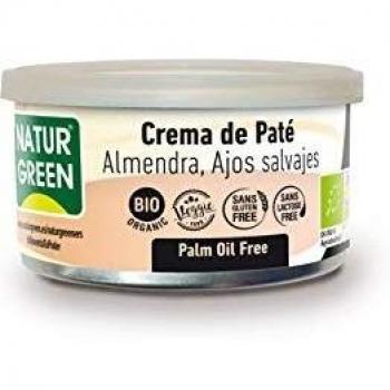 Crema De Paté Almendra Y Ajos Salvajes NaturGreen 130 Gr