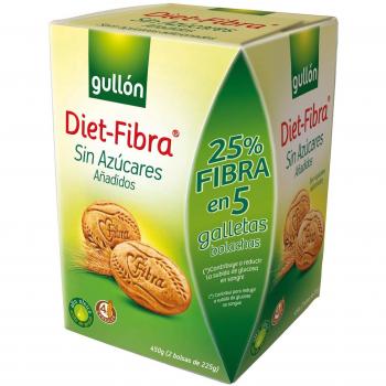 Galletas Gullón Fibra sin Azúcar, 450g