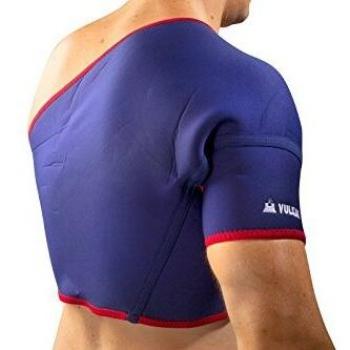 Vulkan Right Clasica Unisex Shoulder Brace, Blue XL