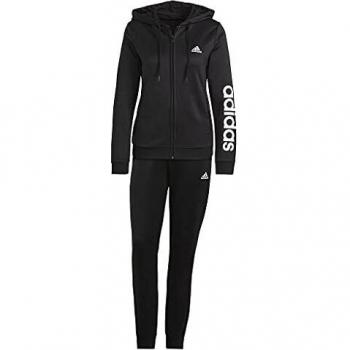 Adidas Women’s Sustainable French Terry Tracksuit – Black (XS)
