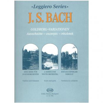 BACH-Variaciones Goldberg (BWV:988) para Orquesta de Cuerdas (Partitura y Partes) (Vigh)
