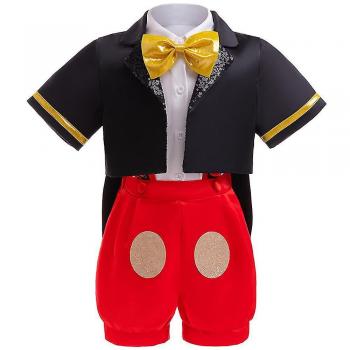 Ropa de Disfraz Mickey Mouse para Niños y Niñas de 7 a 8 Años