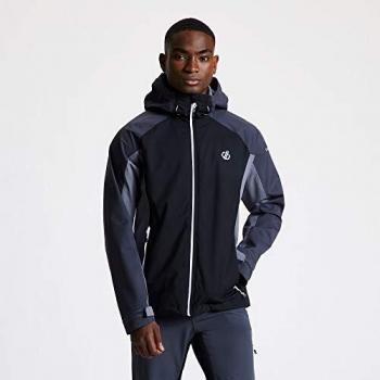 Dare 2B Herren DMW442 06N70 Recode’ Stretch Shell‑Jacket (wasserdicht) – Schwarz/Ebenholzgrau – L