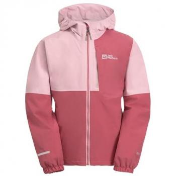 Outdoorjacke JACK WOLFSKIN ACTAMIC 2L JKT K Gr. 140, pink (soft, pink), Kinder, OBERSTOFF: 100% POLYESTER Futter: 100% POLYESTER, Jacken