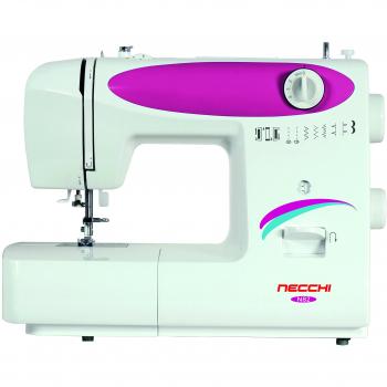 Necchi N82 Macchina da Cucire Automatica 2D con 8 Punti di Cucitura, Color Rosa, Versione Regular
