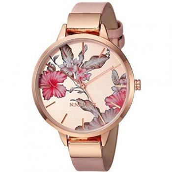 Nine West Women's Floral Design Quartz Watch