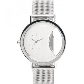 Klon Silver Mesh Replacement Strap for Circle Window West 38mm