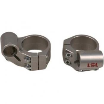 Guidon bracelet moto LSL Speed Match 38 mm Argent
