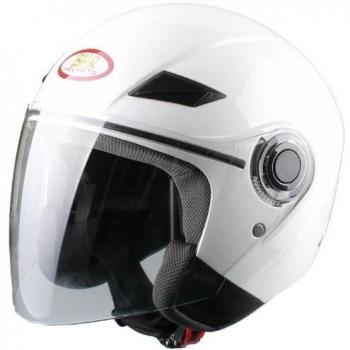 Casco de Aviación BHR 49850 Demi‑Jet Blanco, L