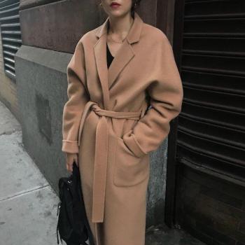 Aachoae Casual Long Wool Coat