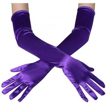 Satin Party Gloves