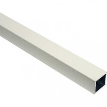 Tubo de Alumínio Branco 20x20mm 1,5mm