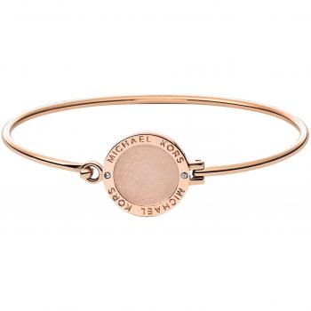 Ladies Michael Kors Two-Tone Hinged Bangle Bracelet