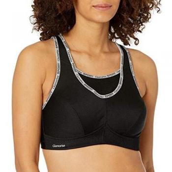 Glamorise Black Camisole Sports Bra