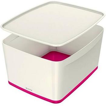 MyBox Leitz Medium con Coperchio Rosa 18L
