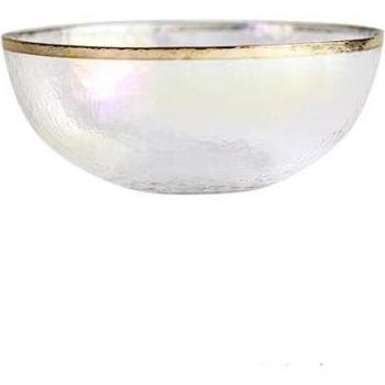 Colorful Seven-Color Glass Fruit Bowl