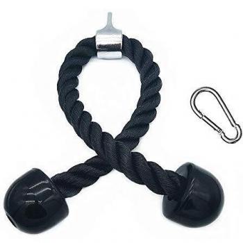 Stainless Steel Snap Hook Triceps Rope Pull‑Down