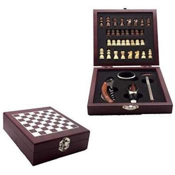 Ensemble d'Accessoires pour le Vin et le Jeu d'Échecs InnovaGoods 37 pièces