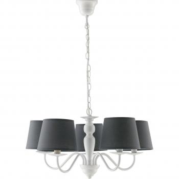 Favola 5-Light Fabric and Metal Chandelier