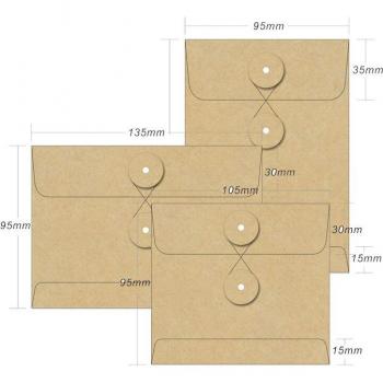 Mypretty Carpeta de Papel Kraft